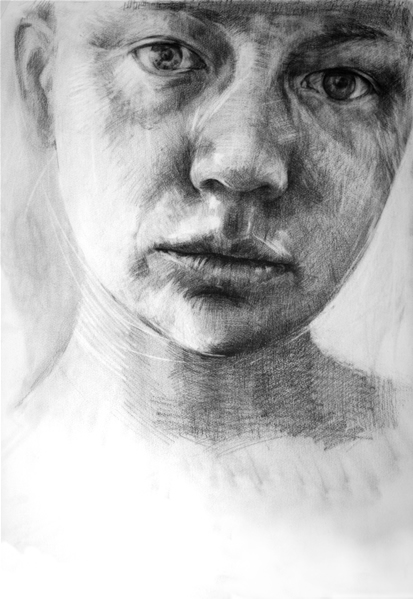 Carol Peace Sculpture : Portrait Graphite